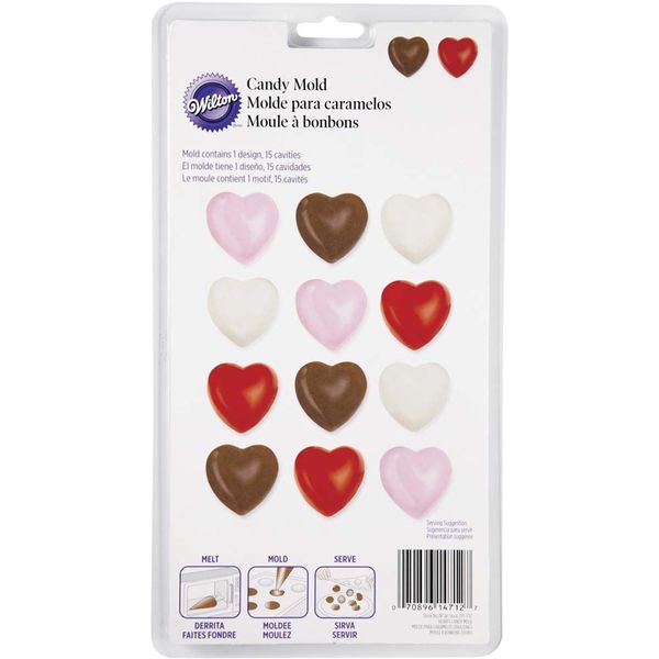 Wilton Valentine Sweet Hearts Candy Chocolate Lollypop Lollipop Mould