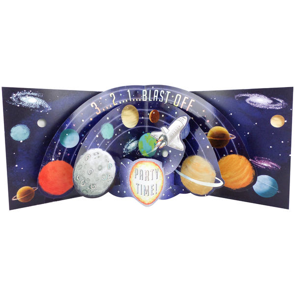 Paper Celebrations Pop-Out Birthday card - Space