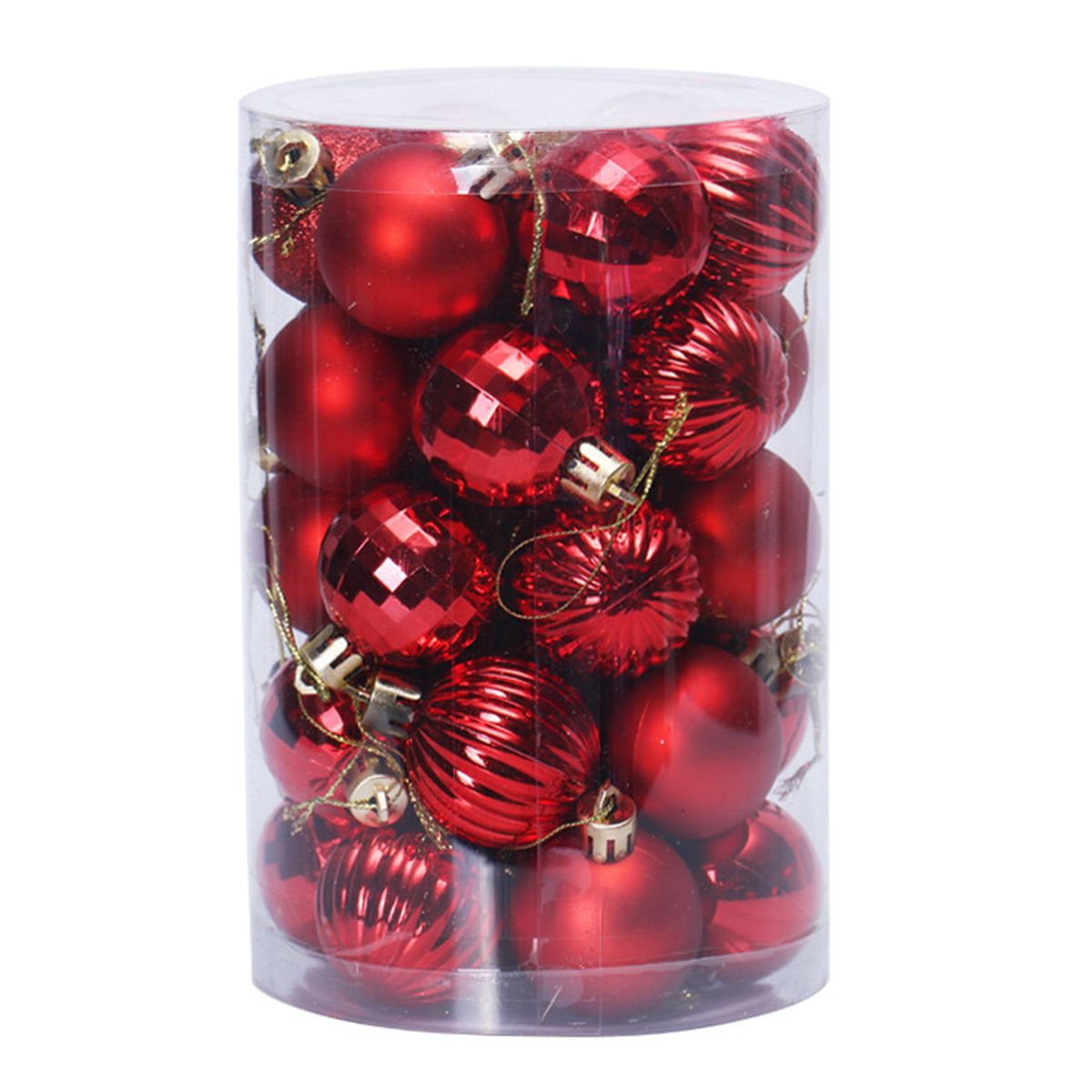 6cm Red Balls Ornaments for Christmas Tree