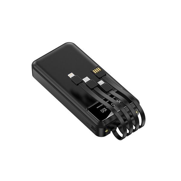 Comes with cable and display screen, mobile power bank - black YM489