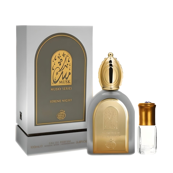 Fragrance World - Musky Series Serene Night for Women - 100ml + Perfume Oil