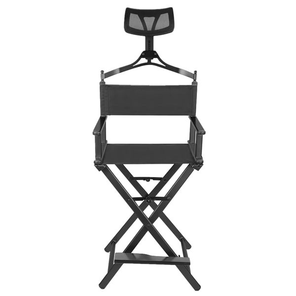 Foldable Professional Makeup Director Chair With Head Rest