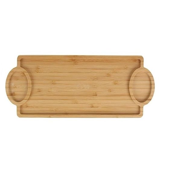 Dansup Three Section Bamboo Serving Tray