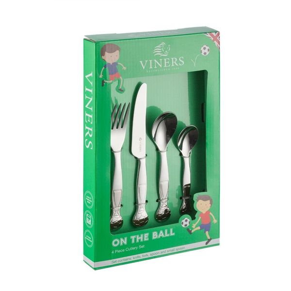 Viners On The Ball Kids Cutlery Set 4 Piece