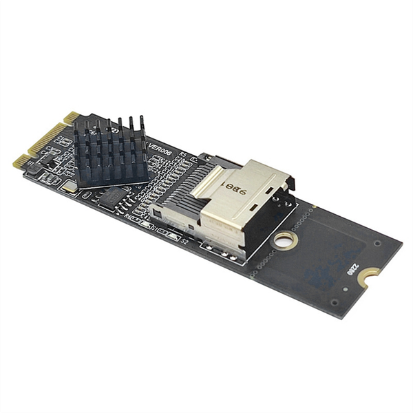 M.2 NVME to SFF-8087 SATA3.0 Mini-SAS/SATA Hard Disk Adapter Card