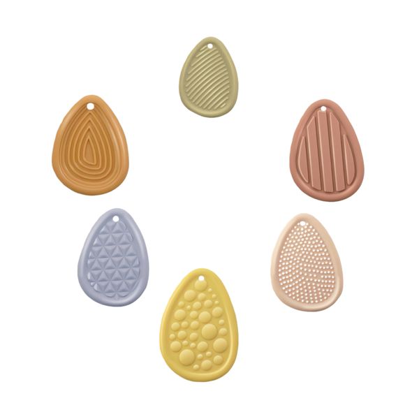 Kingdushi 6Pack Sensory Worry Stones For Kids,Focus &amp; Calm