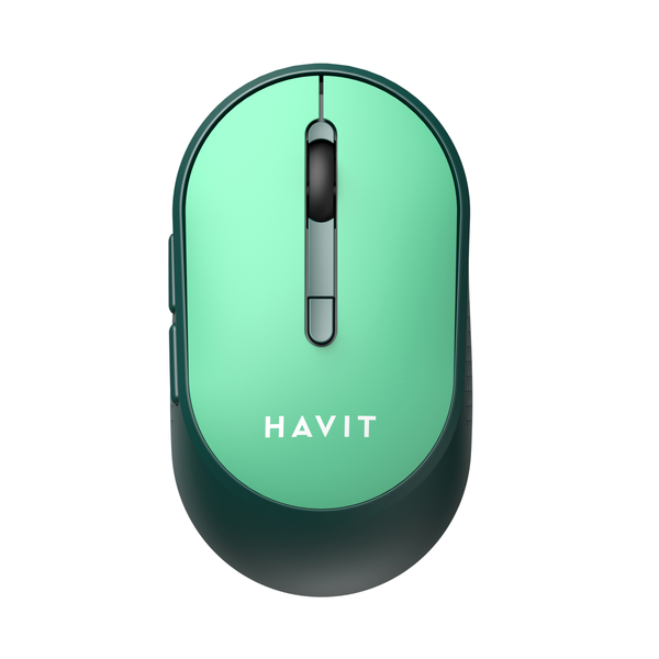 Havit HV-MS78GT Wireless Mouse Green - Adjustable DPI, 2.4GHz