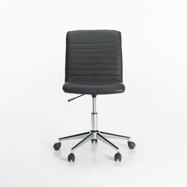 Black OF920 Office Chair Leather Touch PU