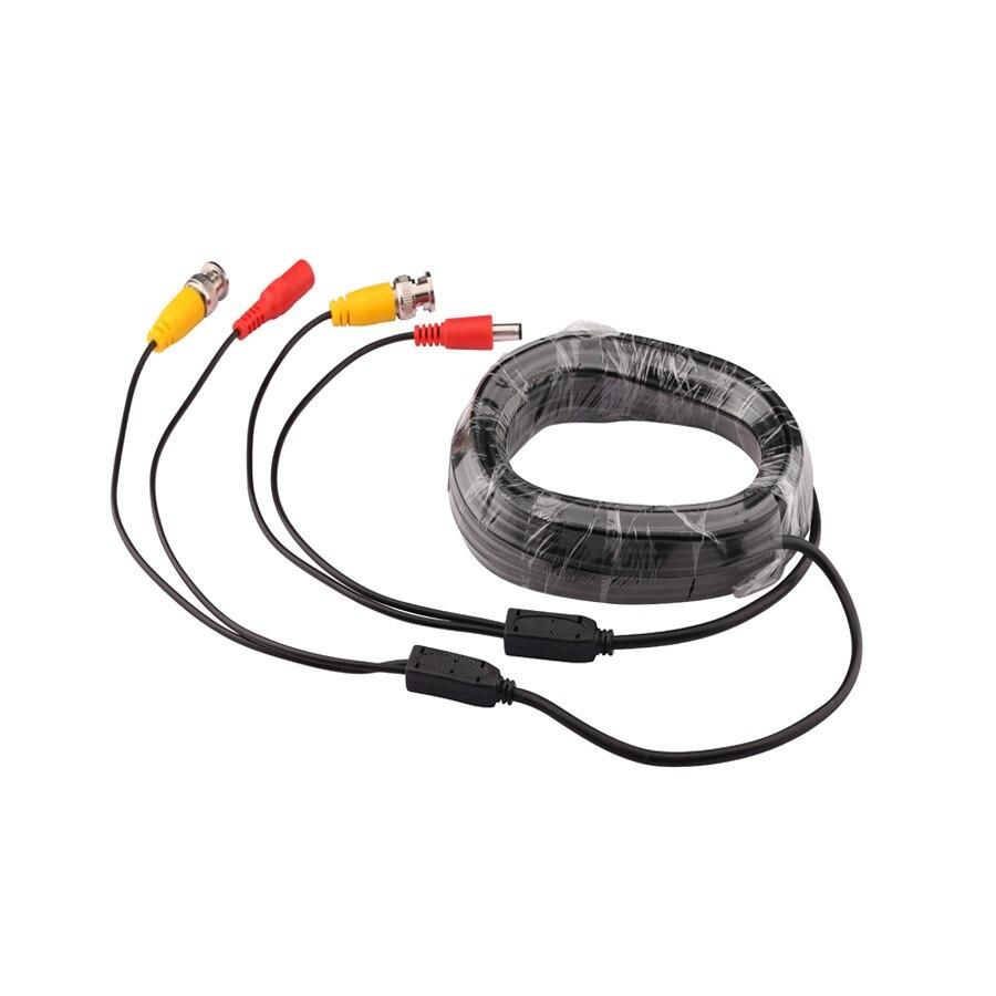 50m DC Power Security Surveillance BNC Cable For Analog Cameras AHD4.0