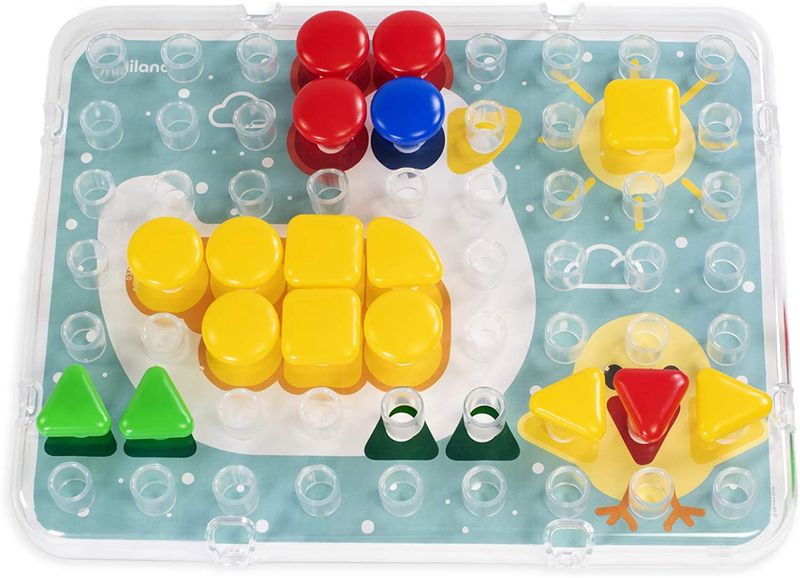 Miniland Super Pegs Pedagogical Set (64 Pieces)