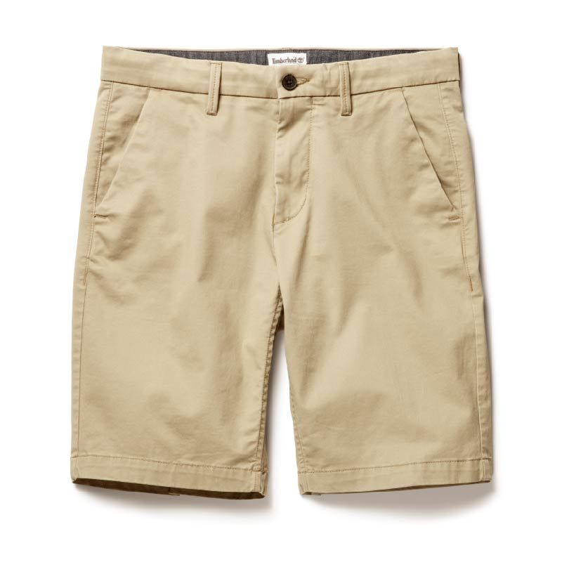 Squam Lake Stretch Twill Straight Chino Shorts in Beige | Shop Today ...