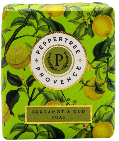 Pepper Tree Provence Bergamot &amp; Oud Soap Bar 150g