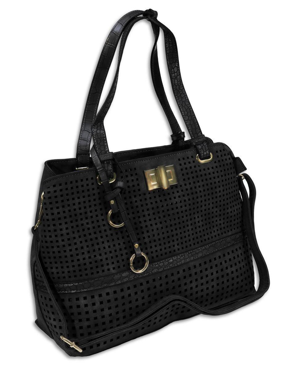 Black Blocked Ladies Handbag Buy Online in South Africa