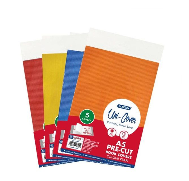 A5 Color Kraft Precut Book Covers (pack of 20)