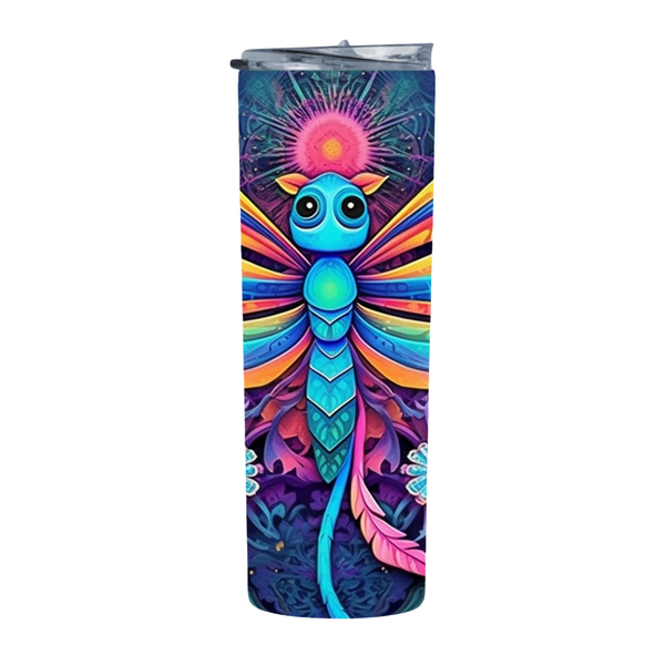 Unique Rainbow Dragonfly 74 20 Oz Straight Skinny Tumbler 203