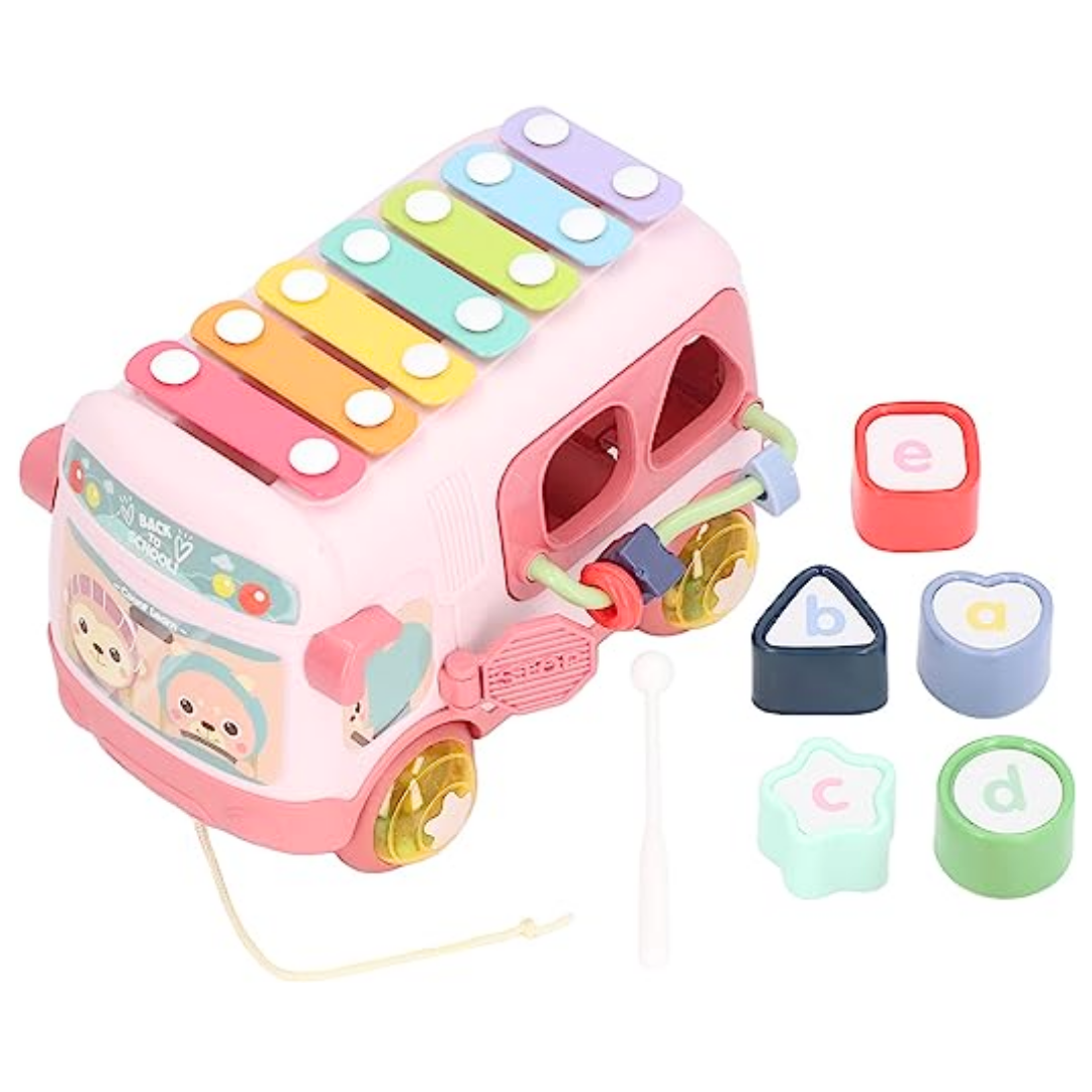 Children's Multi-Functional Hand Drum Bus Percussion Piano Toy | Shop ...