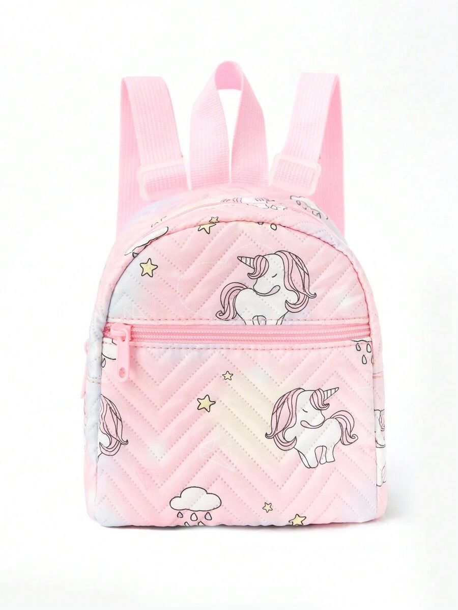 Pink Unicorn Toddler Girls Backpack