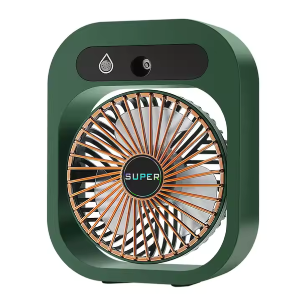Rechargeable Humidifier Portable Spray Fan With 3 Wind Speeds Mist Fan