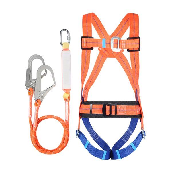 Safety Harness Fall Protection Kit With Safety Rope 5-Point Seat Belt Set