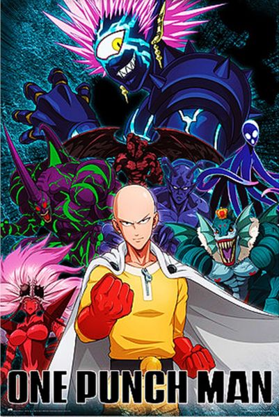 One Punch Man - Saitama Vs Villian Poster