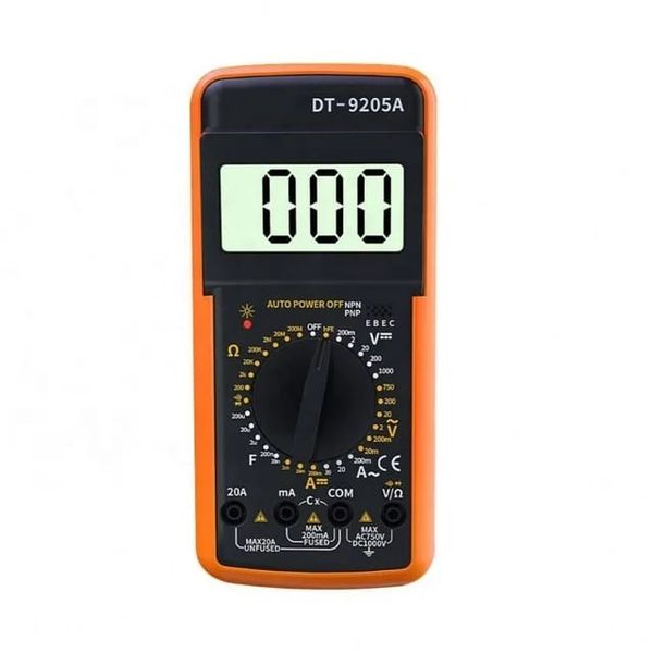 Multimeter AC DC Voltage Current Tester Digital Display Measuring Gauge