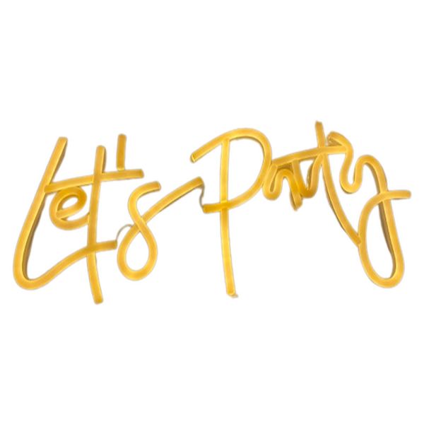 USB Powered Let's Party Neon Sign Light OA-25B