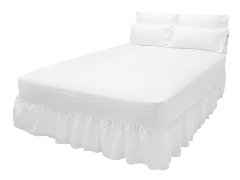 Simply Sleep - Polyester 90 GSM - 05 Piece Combo Set - Optical White