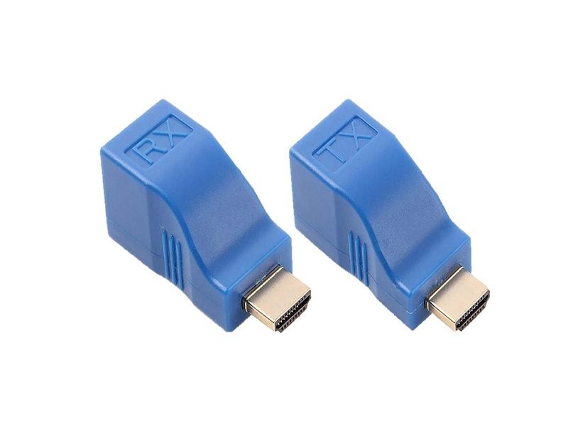 ZATECH HDTV Extender by Cat-6/6A Cable full HD 1080 (Support 4k 2k)