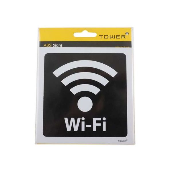 Tower ABS Wi-Fi Sign 150 x 150mm