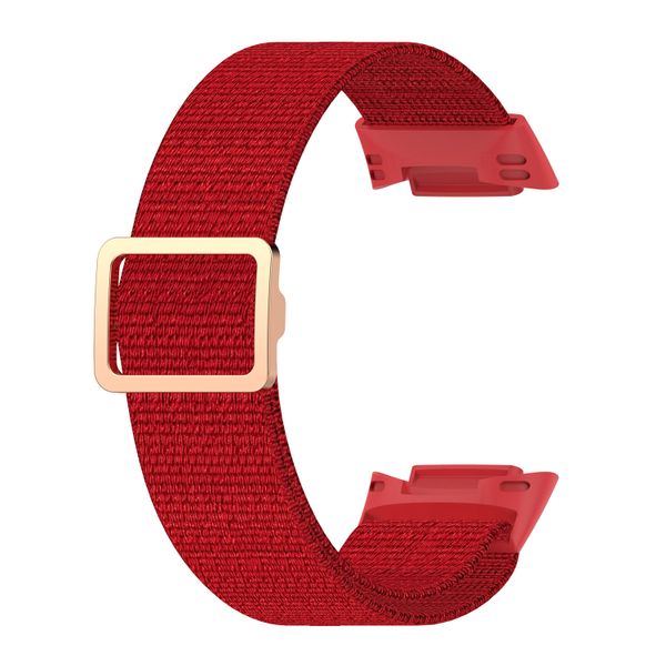 Women's Nylon Solo Strap For Fitbit Charge 5 &amp; 6-Red