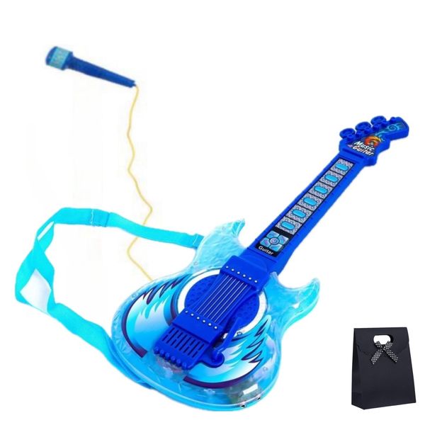 Children's Music Guitar with Microphone &amp; Gift Bag