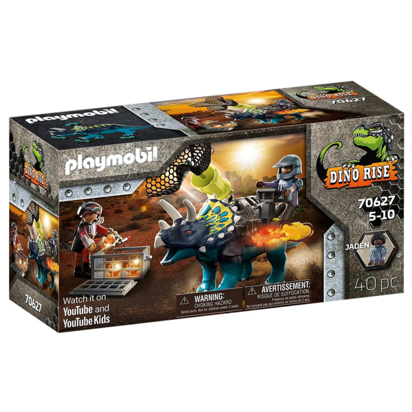 Playmobil Dino Rise Triceratops Battle for the Legendary Stones 70627