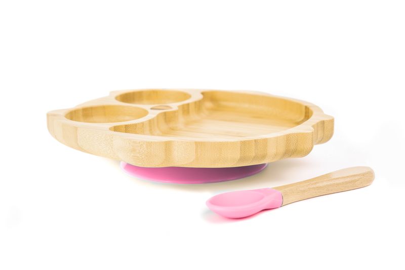 Bamboobino by Nicolson Russell - Owl Toddlers Plate