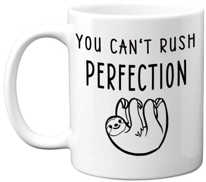 You Can't Rush Perfection Birthday Christmas Work Gift 11Oz Coffee Mug