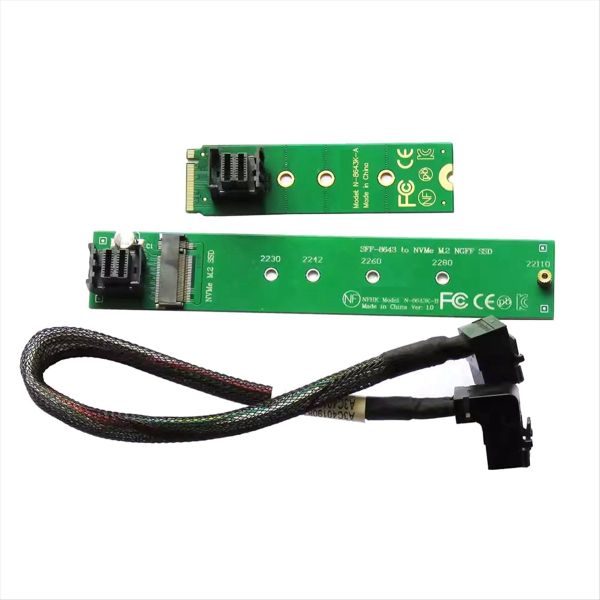 22110 Nvme M 2 Ssd To To 2280 Adapter Card Adapter Extension Cable