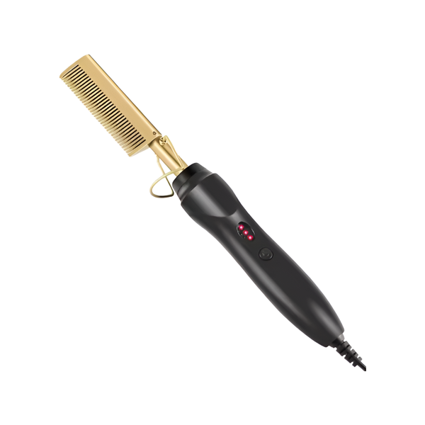 Portable Electric Hot Comb Hair Straightener for Smooth Styling