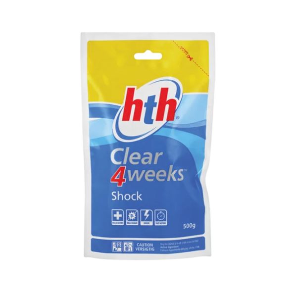 HTH Clear 4 Weeks Shock Pool Clarifier - 1 x 500g