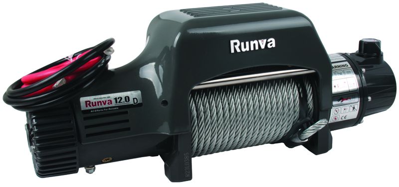 Runva 12 Volt Winch - 12000lbs (5443kg) Capacity