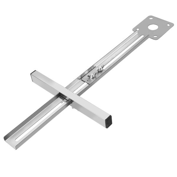 Stainless steel woodworking edge locator for slotting drilling and cutting