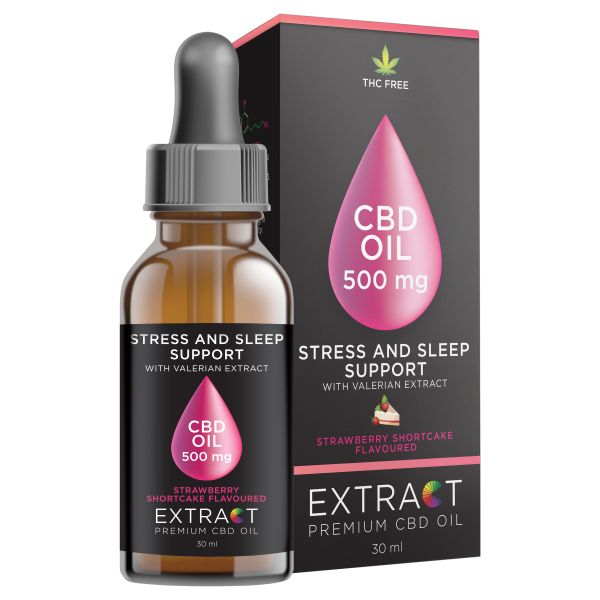 Extract 500mg Premium CBD Oil - Sleep and Stress - 30ml