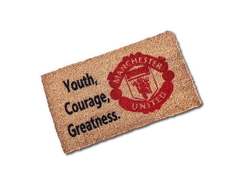 Manchester United Natural Coir Custom Branded Welcome Doormat