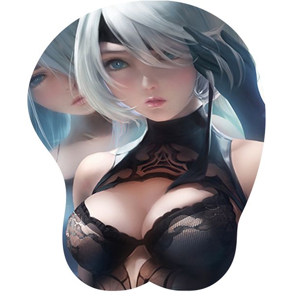 Ergonomic Soft Gel Wrist Support Gaming and Anime Mouse Pad