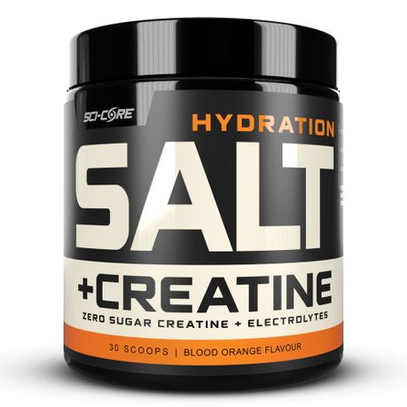 Hydration Salt + CREATINE Zero Sugar Electrolytes- 30 servings-Blood Orange Image