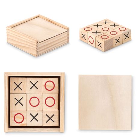 Buy Galliard Games Wooden Puzzle, Tic Tac Toe, Noughts & Crosses