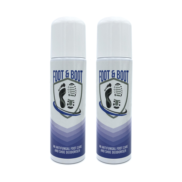Foot &amp; Boot - Antifungal Foot and Shoe Deodoriser Spray - 2 x 120ml