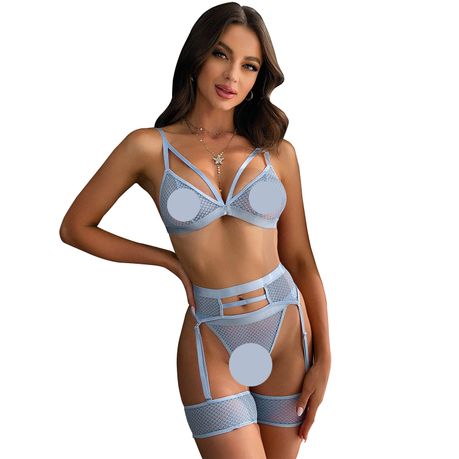 Buy Sexy Lingerie for Women Lingerie Set with Garter Belts Lace