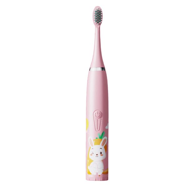 Waterproof Kids Bunny Toothbrush Pink