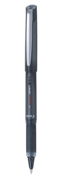 Pilot BLN-VBG V Ball Grip Broad 1.0 Liquid Ink Pen - Box of 12 - Black