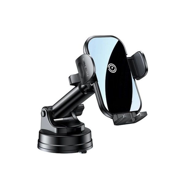 15W 2-in-1 Wireless Charging Car Holder - Suction Cup Mountv C197
