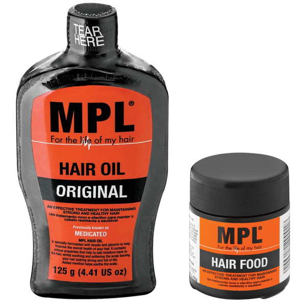 MPL Hair Food and MPL Hair Growth Oil pack